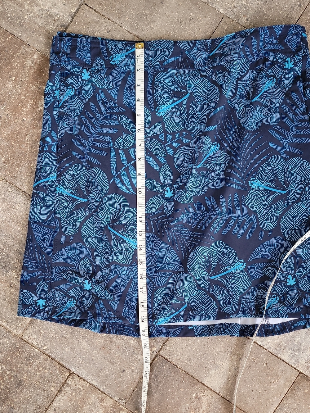 RipSkirt Maui Moonlight Print Sz L Quick Dry Wrinkle Resistant - Picture 7 of 11